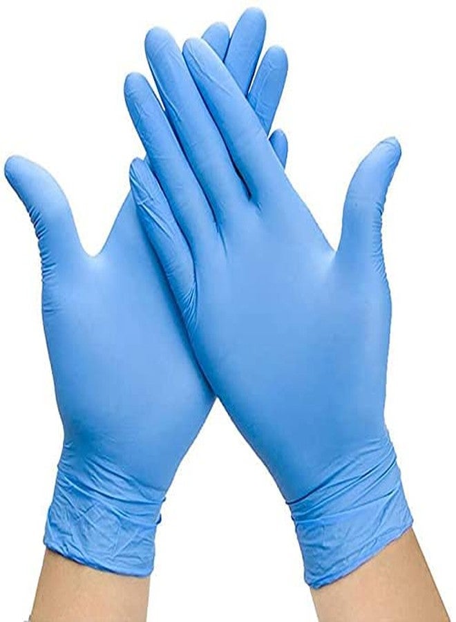 NU-SET Safety | Disposable Nitrile Gloves | Set of 100 Latex & Powder Free Multi Purpose Disposable Gloves (Medium) - Image 1