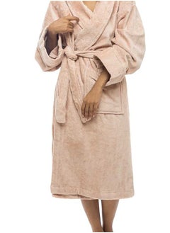 Orange Bed & Bath Wave 100% Cotton Bathrobe One Piece  - Image 2
