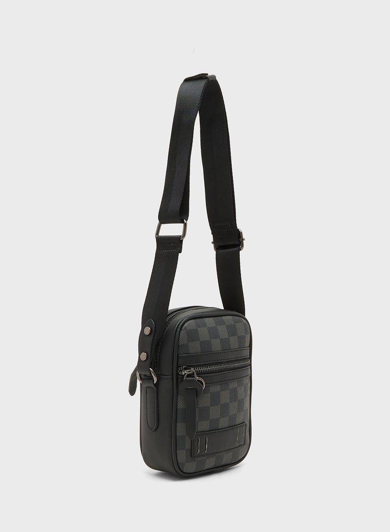 Robert Wood Mini Crossbody Messenger Bag - Image 3