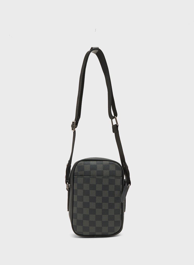 Robert Wood Mini Crossbody Messenger Bag - Image 2