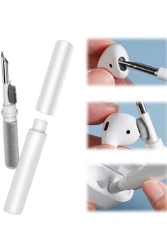 Bluetooth Earbuds Cleaning Pen,3 in 1 Earphones Cleaner 360°Earbuds Cleaning Pen Kit, Multifunctional Portable Cleaning Dust Removal Brush Pen for Phone PC Laptop Air-pods Camera Lens