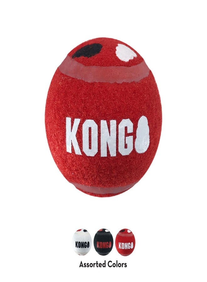KONG Signature Sport Balls Dog Toy, Small, 3 Pack - Image 3
