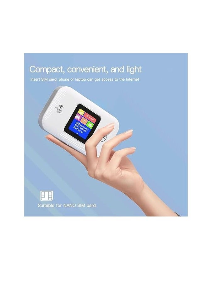 راوتر محمول بشاشة عرض لاسلكية LTE CAT6 بشاشة لاسلكية محمولة، راوتر متنقل متعدد الوظائف 4G، شبكة 4G متعددة، تشفير آمن، راوتر عالي السرعة  - Image 4