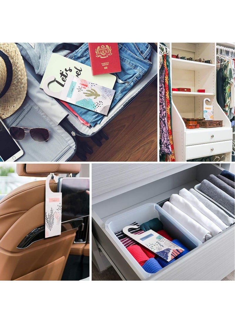 SYOSI - 12 Packs Sachets for Drawers and Closets Large Hanging Sachet Bags Closet Air Fresheners Potpourri Bags Long Lasting 6 Scents Option Lavender Rose Jasmine Ocean Vanilla Lily - Image 1