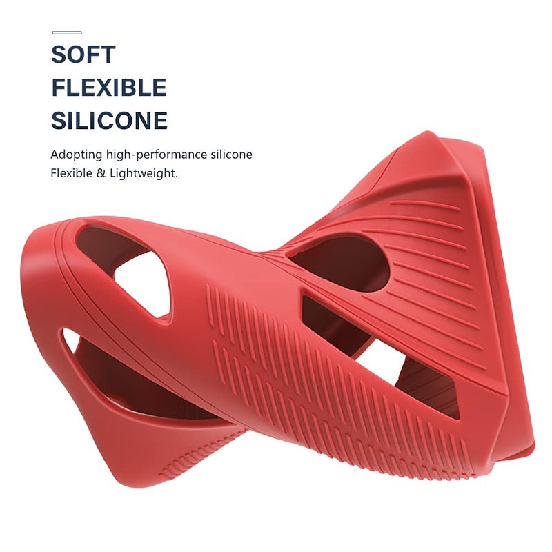 TUSITA Silicone Case Compatible with Bushnell Tour V5 Slope Shift Laser Golf Rangefinder - Red - Image 3