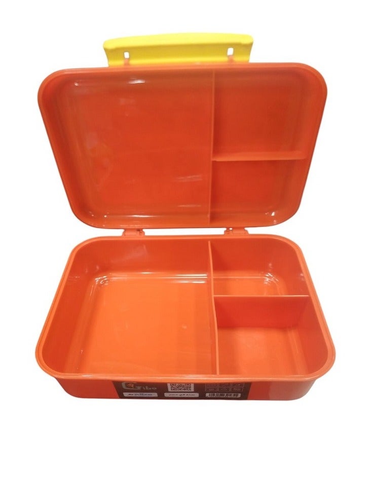 NILCO Lunch Box for kids to School By Gibo/Nilco (Orange) - Image 3
