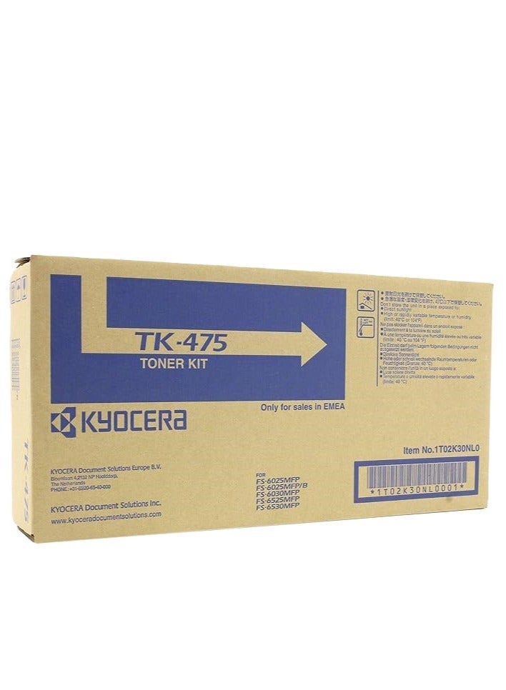 Kyocera TK475 Original Toner (Black) / TK477 / TK478 / TK479 For: Fs-6025MFP, Fs-6030MFP, Fs-6525MFP, Fs-6530MFP, TASKalfa 255, TASKalfa 305 - Image 1