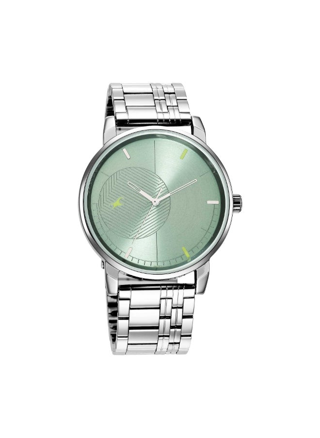 fastrack Stunners 3.0 Analog Silver Dial Men's Watch-3278SM01, Silver  - Image 2