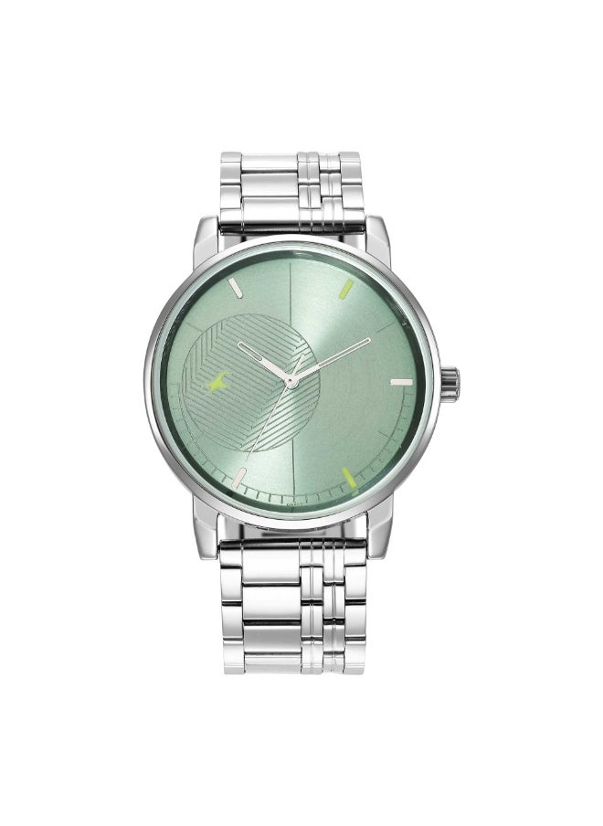 fastrack Stunners 3.0 Analog Silver Dial Men's Watch-3278SM01, Silver  - Image 1