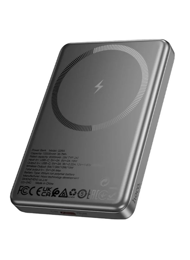 Hoco Hoco Q26 Joy PD20W Magnetic Magsafe Fast Charging Power Bank 5000mAh Grey  - Image 1
