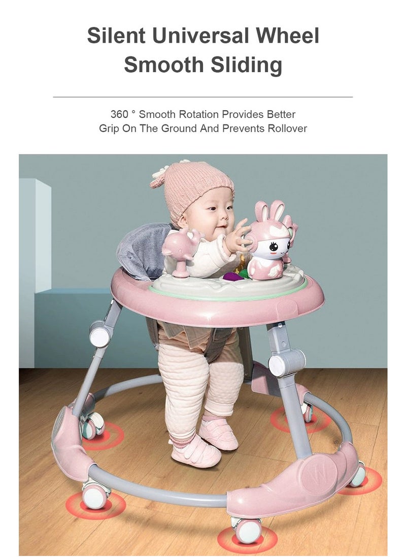 Multifunctional Baby Walker with Adjustable Height Detachable Music Board Slient Wheel Smooth Sliding with Linen Seat Cushion for Baby Early Learing Stroller - pzsku/ZA4B986D6C774B49EDAABZ/45/_/1723649188/6065e795-957c-430b-94e9-693b3a461d6b