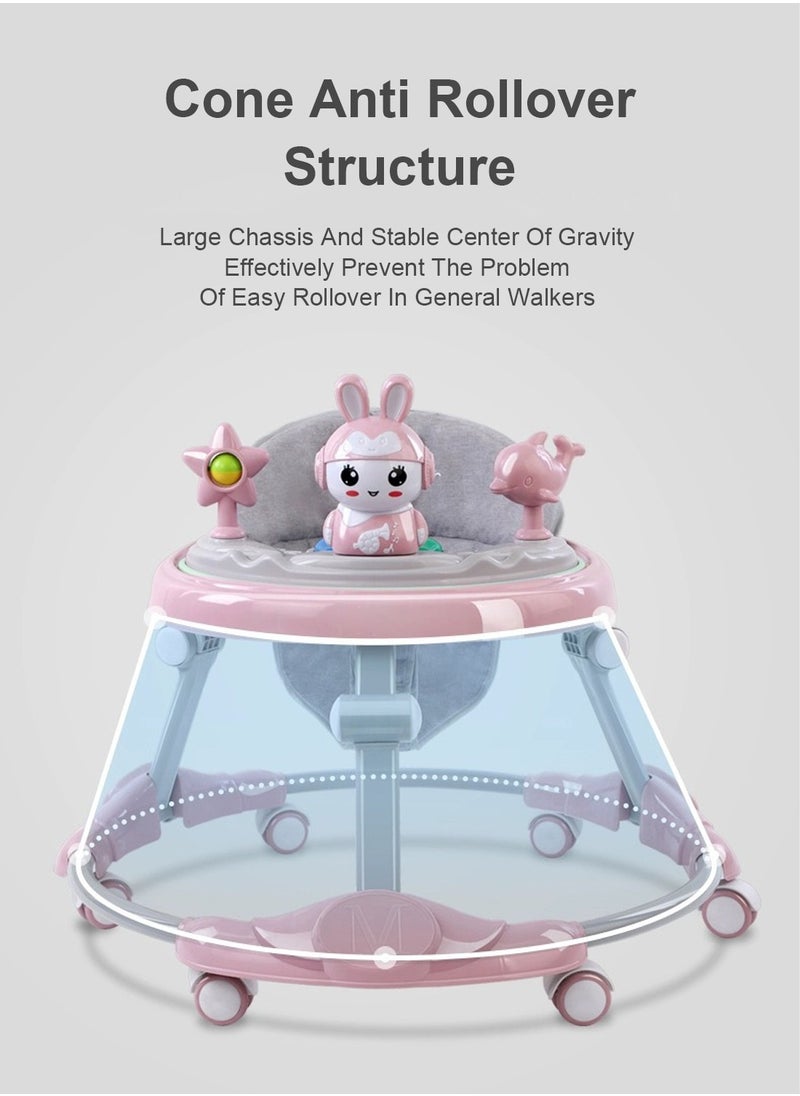 Multifunctional Baby Walker with Adjustable Height Detachable Music Board Slient Wheel Smooth Sliding with Linen Seat Cushion for Baby Early Learing Stroller - pzsku/ZA4B986D6C774B49EDAABZ/45/_/1723649198/2d991c2f-2b5c-4169-a4c8-abdde92e6bb8