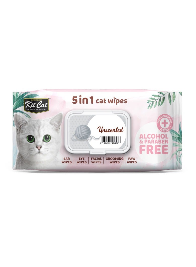 كيت كات مناديل كيت كات 5 في 1 للقطط بدون رائحة - Image 1