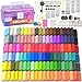 UZLU 285 Pcs Polymer Clays 120 Colors Modeling Clay DIY Starter Kit Oven Baked Model Clay NonSticky Molding DIY Clay with Sculpting Tool and Accessories Craft Gifts for Beginner Artists - Image 2