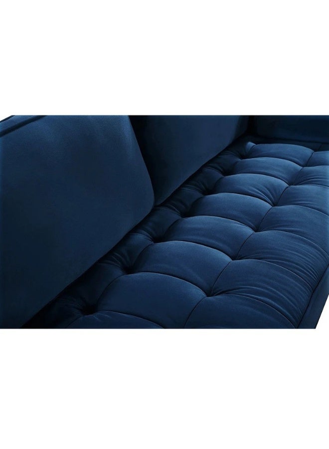 KUSTOMDECO Velvet Fabric Contemporary Tufted Sofa - Custom Upholstered Sofa for Living Room, Elegant Design with Premium Comfort  - Image 4