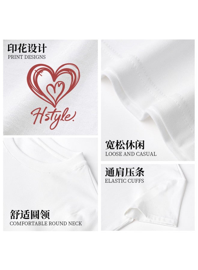 Hstyle Fashion Round Neck Women's T-shirt 2025 Summer Thin Slim-fit Casual Versatile Premium Minimalist Short Sleeve - Image 5