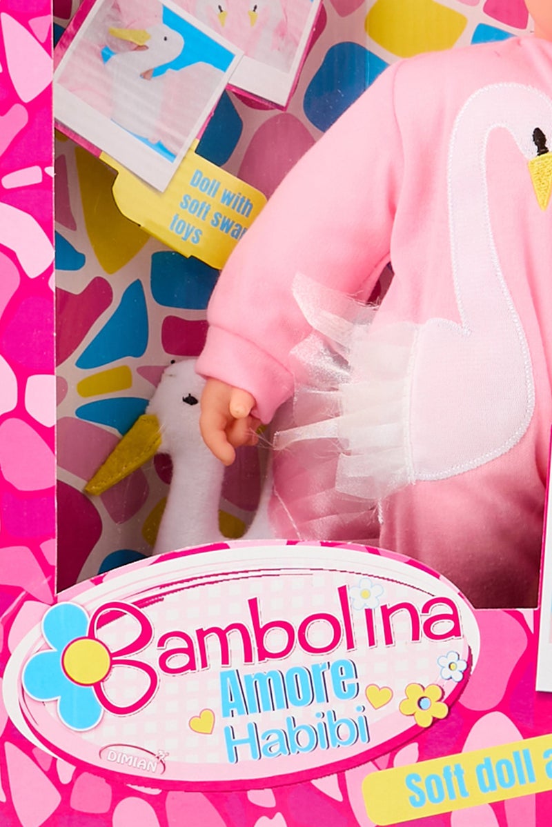 Bambolina Amore Habibi Soft Baby Doll And Swan - Image 5