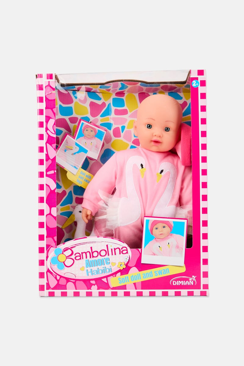 Bambolina Amore Habibi Soft Baby Doll And Swan - Image 1