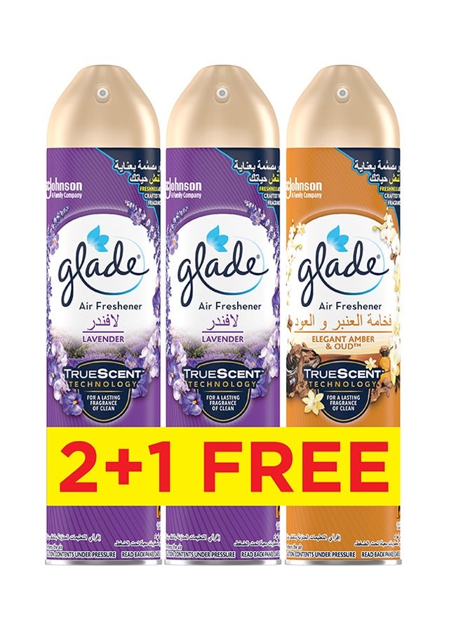 Glade Air Freshener New Easier Spray 3 x 300ml  - Image 1