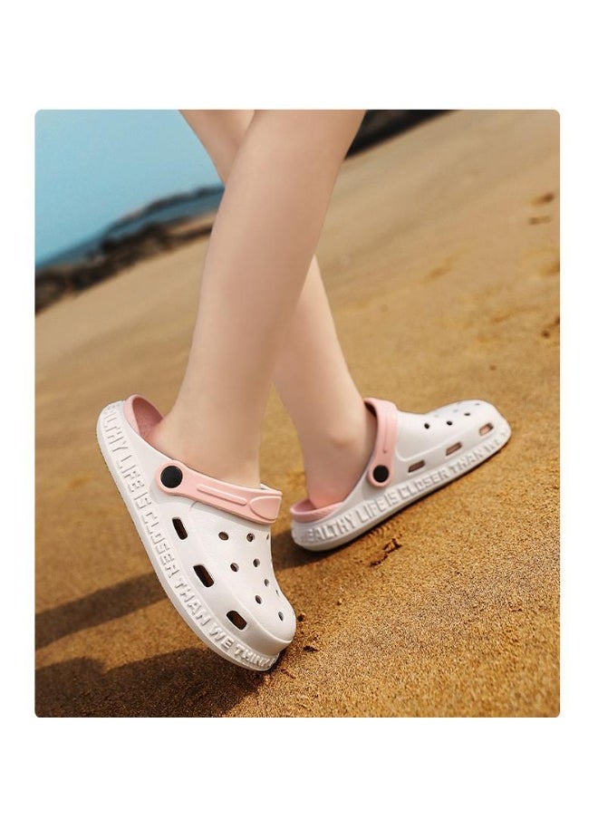 NIBEMINENT Kids Summer  Boys Girls Sandals Flat Heel Parent-child Beach No-Slip Slippers Children Garden Shoes  - Image 3