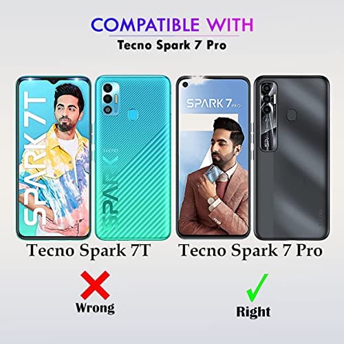 LIRAMARK Silicone Soft Back Cover Case for Tecno Spark 7 Pro (Pink) - Image 2
