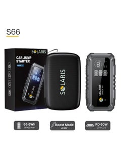 Solaris Solutions Solaris CAPSOL S66 car Jump Starter & Power Bank 66.6Wh 18,000mAh PD60W  - Image 3