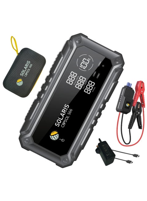 Solaris CAPSOL S66 car Jump Starter & Power Bank 66.6Wh 18,000mAh PD60W