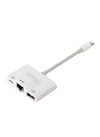 Fast Ethernet Lightning Charging Cable For Apple iPhone X/8/7 White - pzsku/ZA4BA078A9EAD97968FA0Z/45/_/1697250134/0ff746cd-047a-4f34-8f2f-a87a691fd735