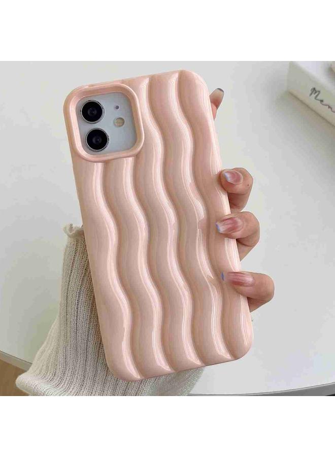 زبون جراب لهاتف iPhone 12 / 12 Pro، جراب هاتف ثلاثي الأبعاد بنمط موجة الماء - Image 1