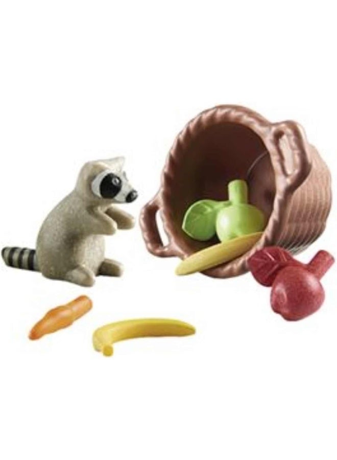 بلاي موبيل مجموعة بلايموبيل ويلتوبيا الراكون مع شخصيات الراكون، إكسسوارات بيئية، عناصر تعليمية تفاعلية وميزات لعب تمثيلي لرعاية الحيوانات | موديل 71066 | لعبة إبداعية للأطفال من عمر 4 سنوات فأكثر | 71066 - Image 2