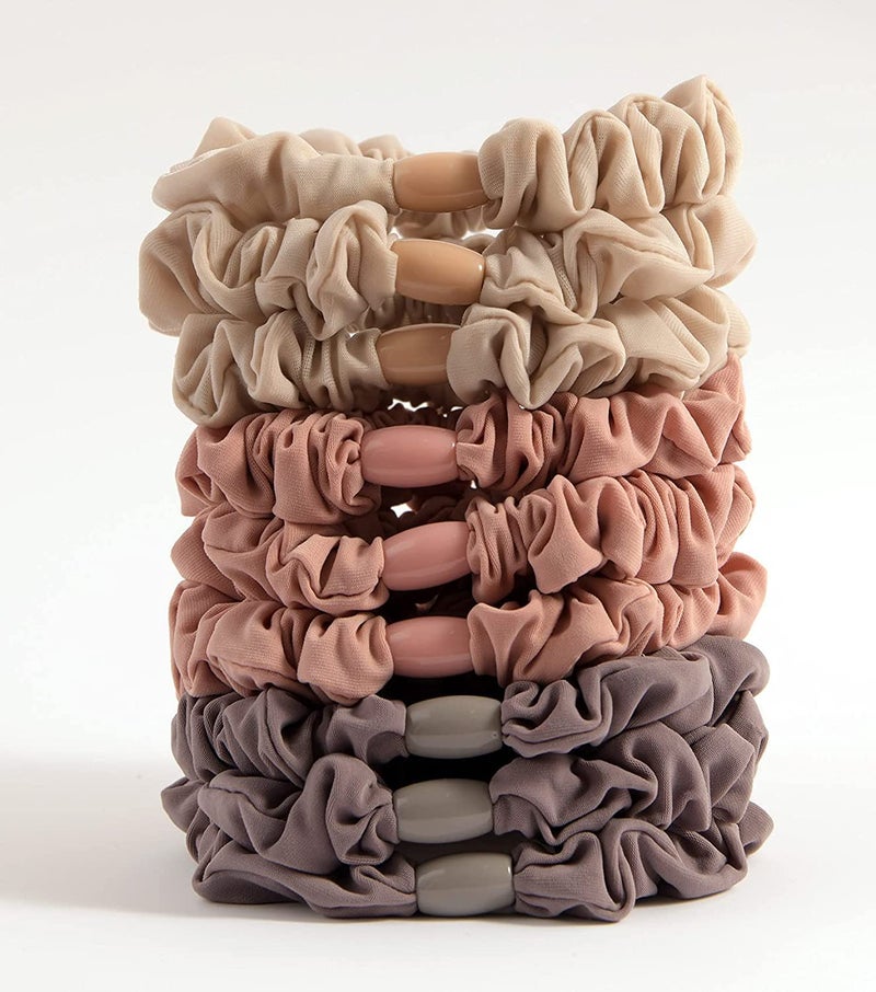 Belicia Hair ties for thick hair Softer than Silk Ponytail holders coil hair tieIts Silk Scrunchies upgrade Version - Image 1