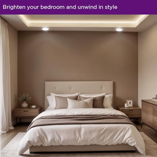 EcoLink 10W Surface LED Ceiling Light | Surface Full Glow Ceiling Light for Home & Hall | Surface Lights for Ceiling | Natural White, Pack of 1 - Image 3