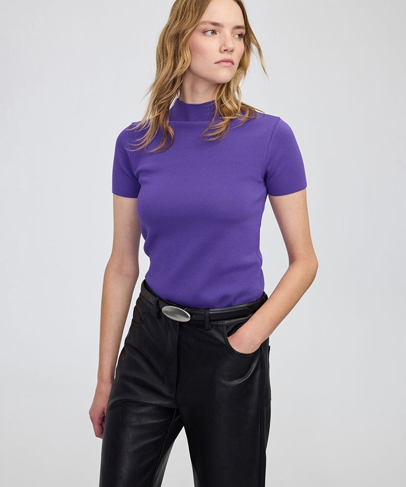 Ipekyol High-Neck Knit Top - Image 1
