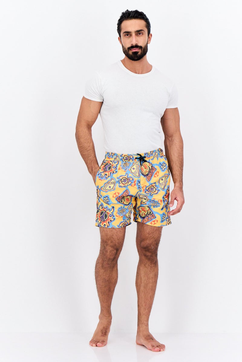 Gotcha Men Allover Print Board Shorts, Multicolor - Image 4