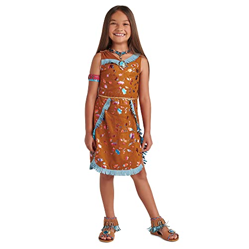 Disney Store Official Princess Costumes Pocahontas Princess Outfits for Dress Up and Play - Image 3