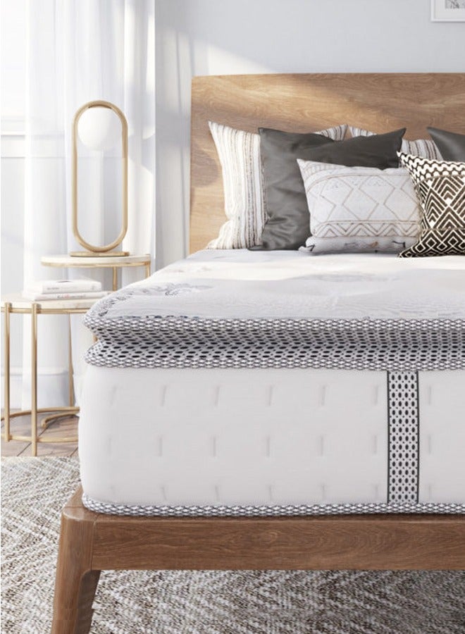 Serta Premier Cool Gel Memory Foam and Hybrid Pocket Spring Mattress 100x200x30 CM | Mattress in a Box Single - Image 2