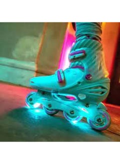 Yvolution Neon Inline Skates, Teal (34-38)  - Image 3