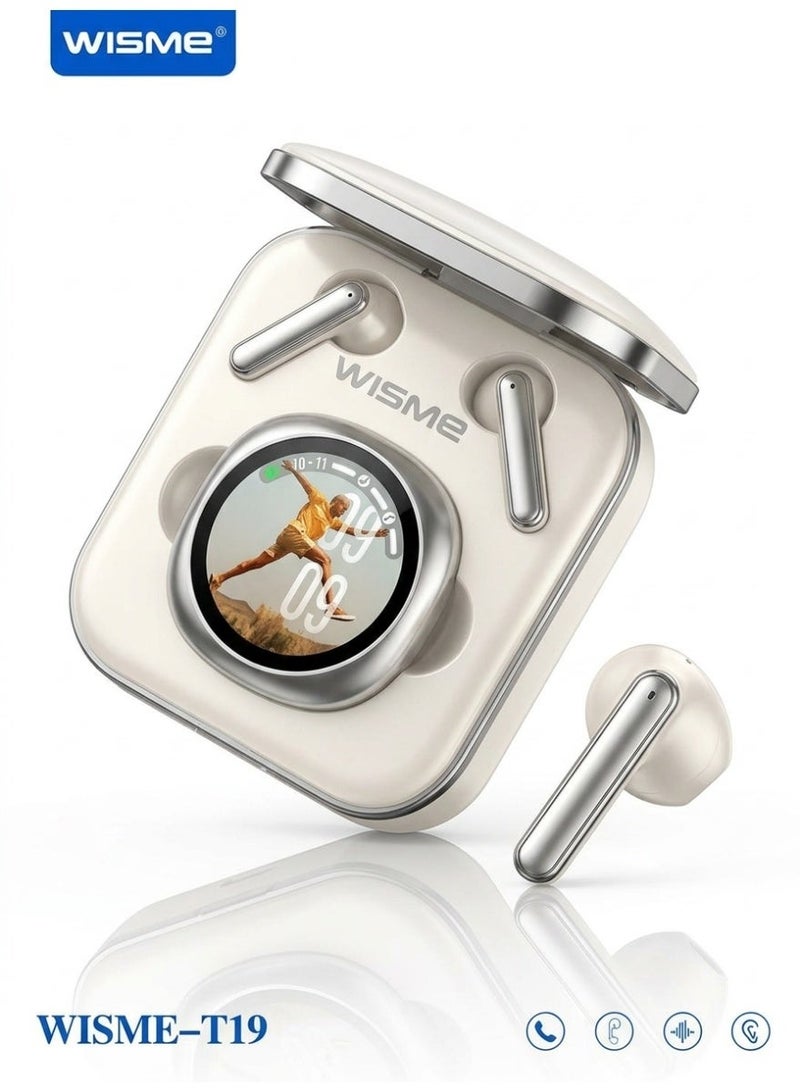 WISME Smart Airpods with Touch Screen - T19 - Image 4