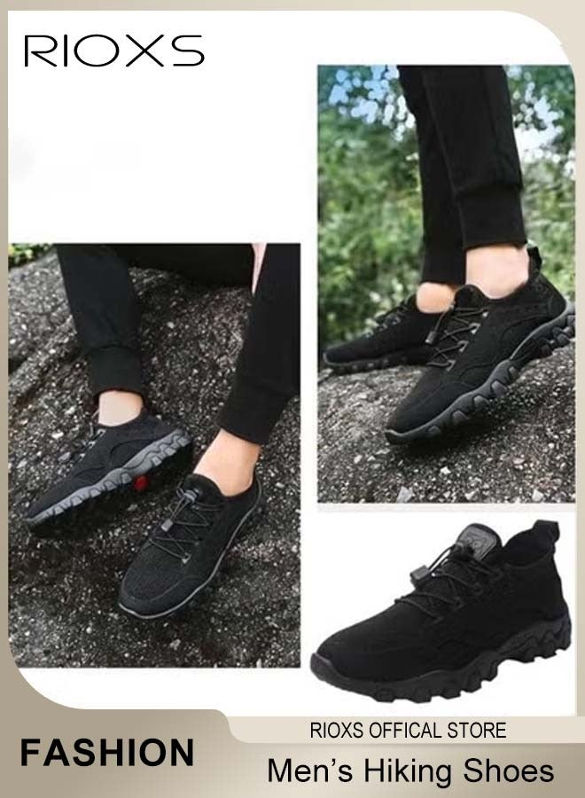 RIOXS Fashion Sneakers For Men, Cushioning Mens Sneaker Tennis Shoes, Sport Shoes For Workout Walking Jogging, Mens Athlesiure Shoes  - Image 3