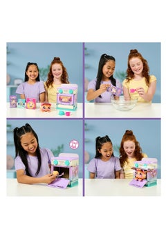 Cookeez Makery Lil' Bakez Oven, Mix The Dough and Make A Scented Surprise Pet in The Form of A Deliciously Scented Plush Toy (Non-Electronic), Bake and Collect - Styles May Vary  - Image 2