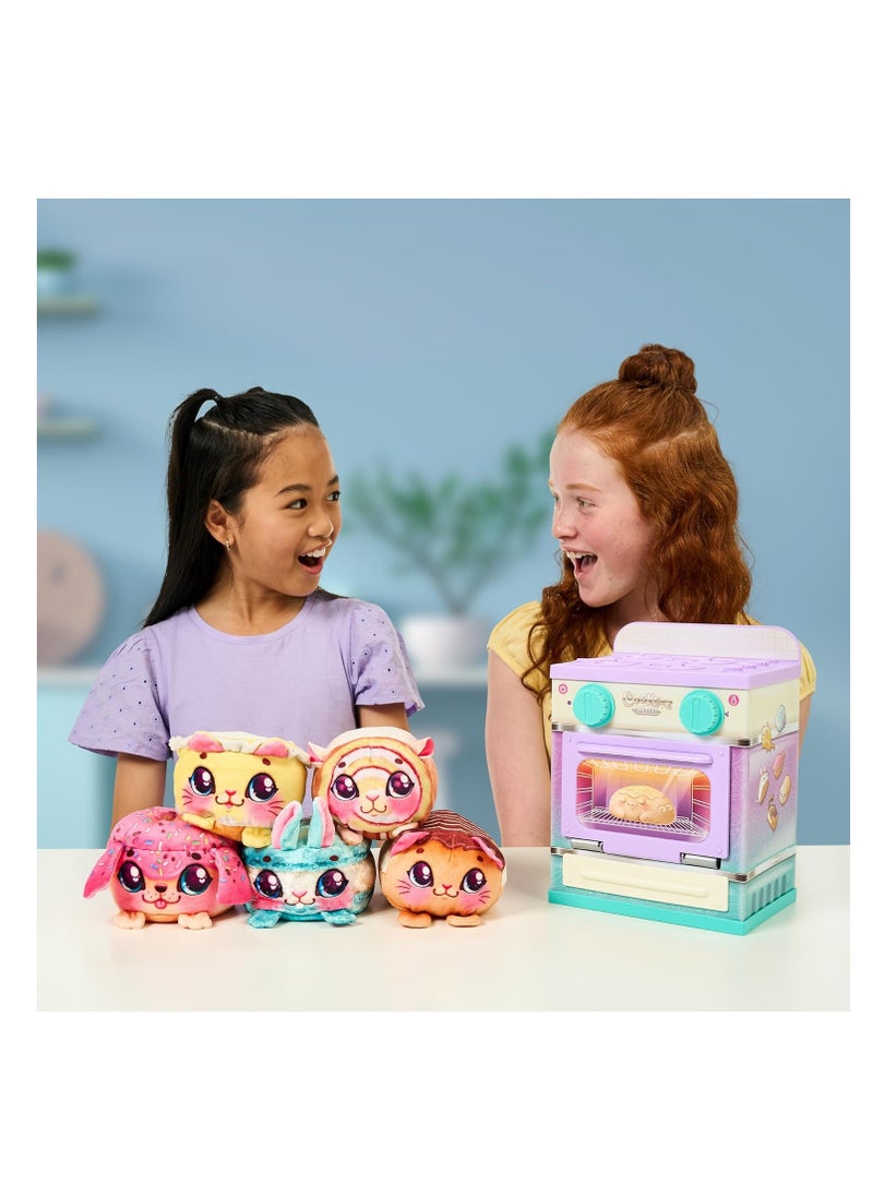 Cookeez Makery Lil' Bakez Oven, Mix The Dough and Make A Scented Surprise Pet in The Form of A Deliciously Scented Plush Toy (Non-Electronic), Bake and Collect - Styles May Vary  - Image 3