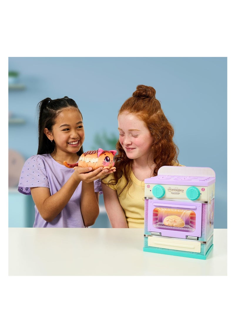 Cookeez Makery Lil' Bakez Oven, Mix The Dough and Make A Scented Surprise Pet in The Form of A Deliciously Scented Plush Toy (Non-Electronic), Bake and Collect - Styles May Vary  - Image 4