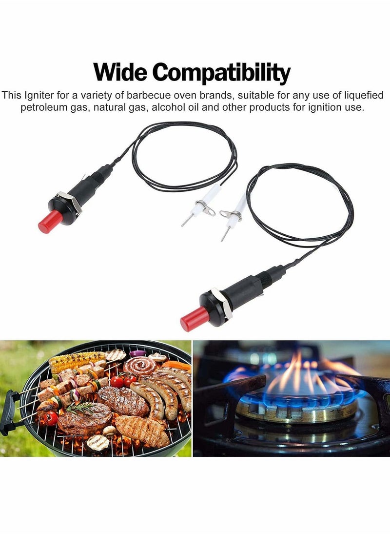 Y&D Piezoelectric Igniter, 30cm Long Propane Push Button Piezo Igniter Kit  - Image 5