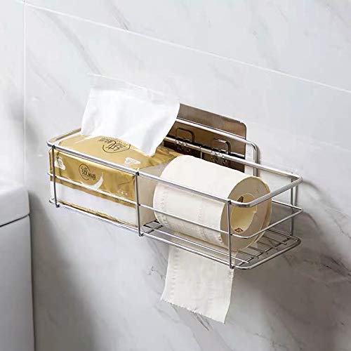 Koyet Stainless Steel Bathroom Wall Storage Shelf Shampoo Shower Organizer Kitchen Jar Condiment Bottles Storage Rack1PCS - Image 3