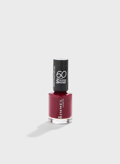 RIMMEL LONDON 60 Seconds Super Shine Nail Polish - 340 - Berries And Cream, 8ml