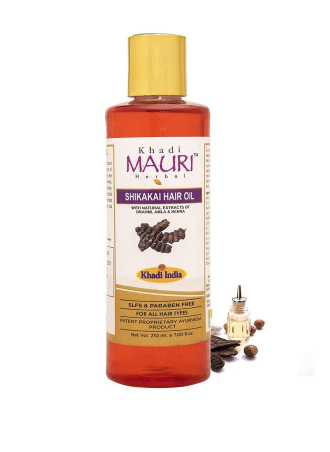 Khadi MAURI Shikakai Hair Oil 210Ml  - Image 3