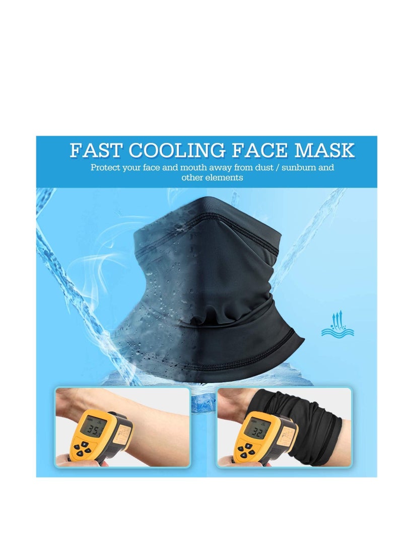 Y&D Cooling Gaiter Lightweight Thin Neck Summer Protection from Sun, Surf, Wind and Moisture Face Mask Headwear Headband Bandana for Outdoor Sport  - Image 3