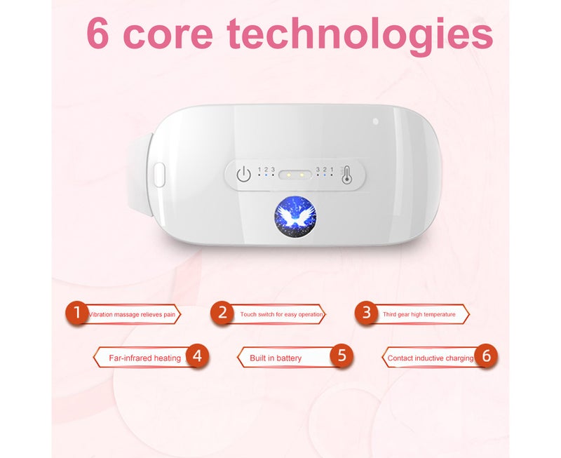 White 3 Levels Home Office Abdomen Menstrual Heating Pad - Image 3