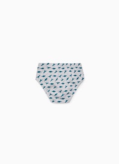 زيبي 5-Pack Cotton Briefs for Boys 'Dinosaurs', Green/Grey/White  - Image 2