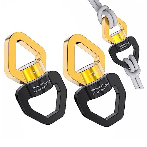 Digtichnny Swing Swivel Heavy Duty Spinning SwingTree Swing Spinner with 35KN Capacity for Aerial SwivelRock Climing Swivel Childrens Swing2 Pack - Image 1